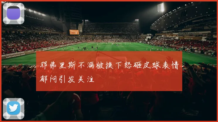 邓弗里斯不满被换下怒砸皮球表情郁闷引发关注